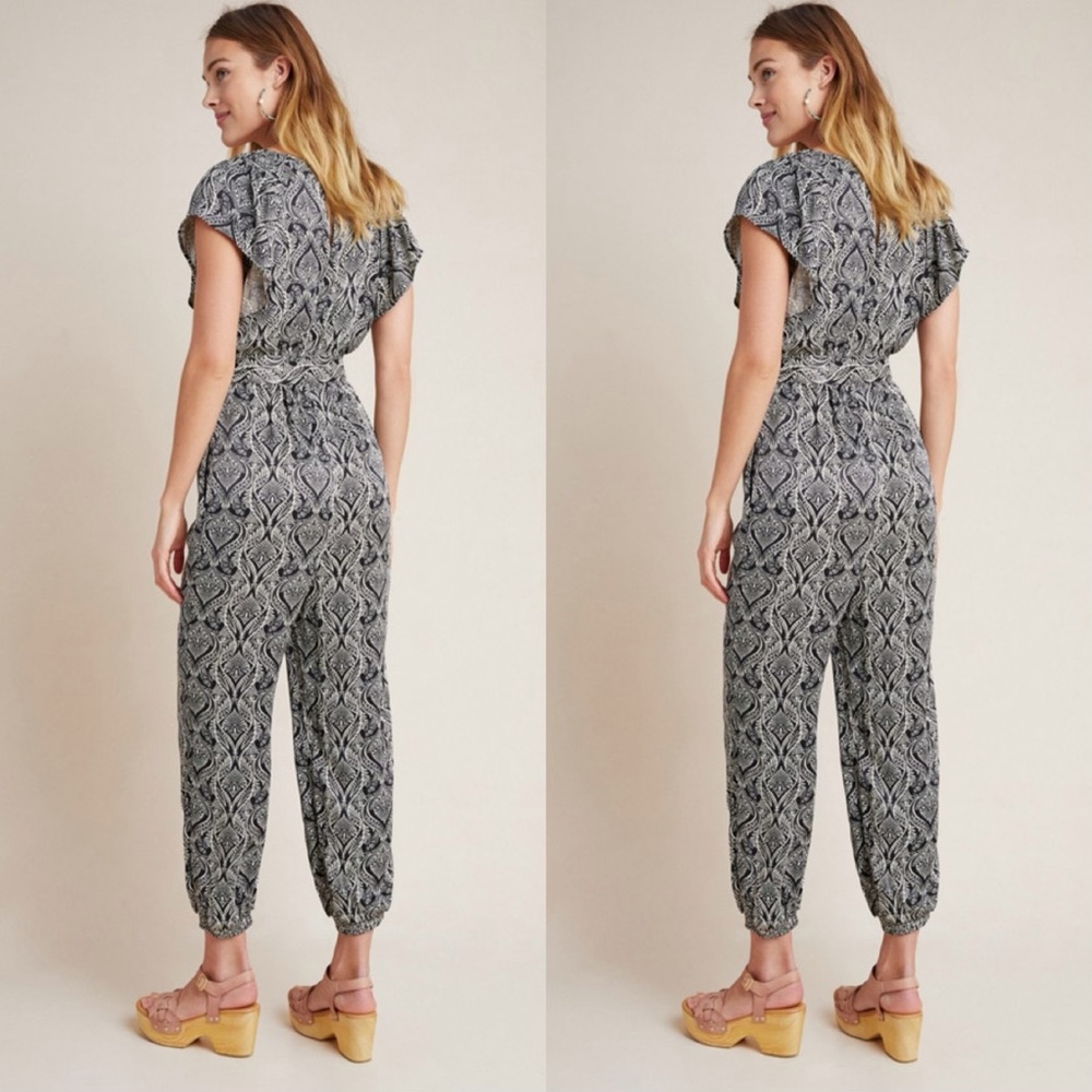 Anthropologie Zadie Satin Jumpsuit - Picture 3 of 7